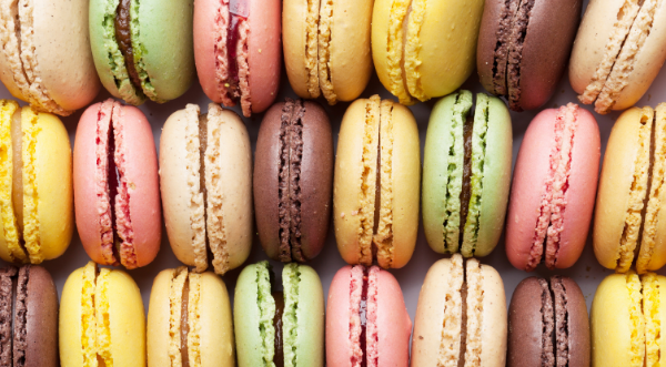 Picture of macarons.
